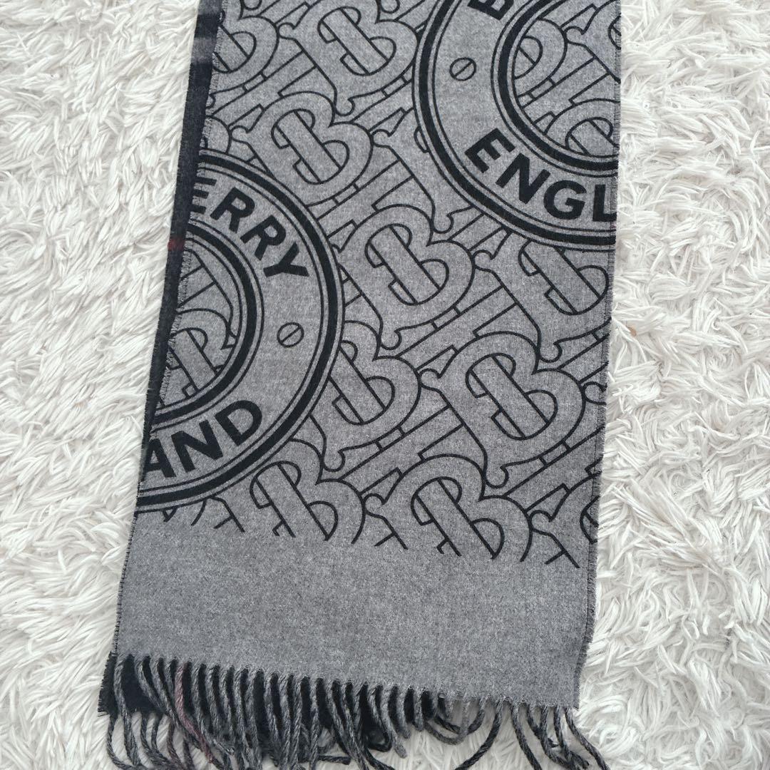 BURBERRY マフラー カシミヤ ノバチェック メガチェック モンタージュ
