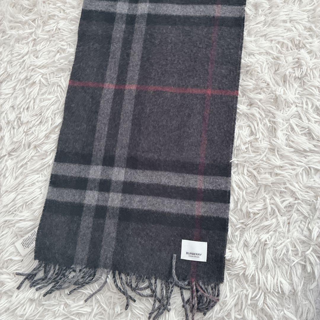 BURBERRY マフラー カシミヤ ノバチェック メガチェック モンタージュ