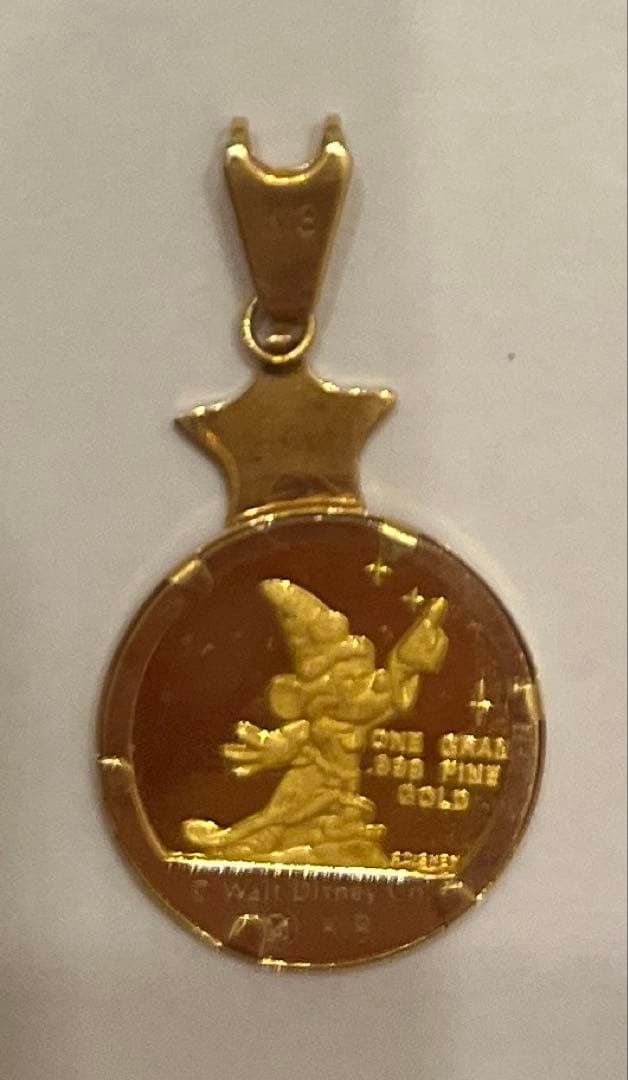 ディズニー ミッキー  ペンダント チャーム 希少 レア Disney