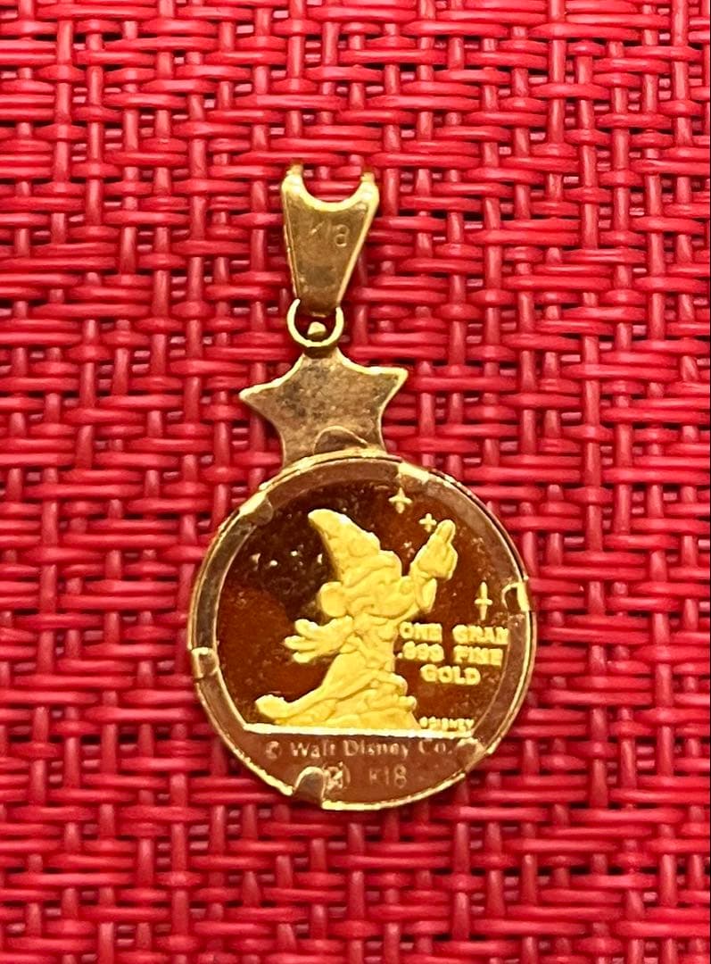 ディズニー ミッキー  ペンダント チャーム 希少 レア Disney
