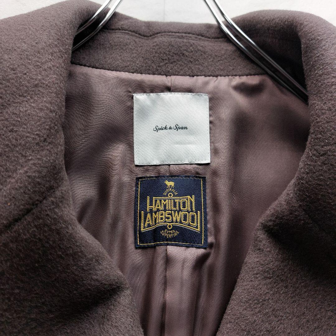 Spick&Span ハミルトンウール テーラードカラーショートコート 36