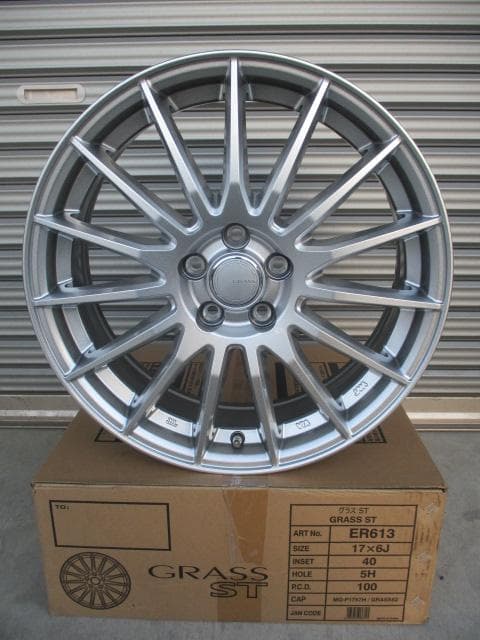 新品4本セット17×6J 100-5H☆ロッキーハイブリト・ライズハイブリッド