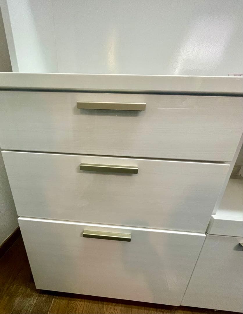 【Lemon】ニトリ キッチンボード ソレル 食器棚 100KB WH