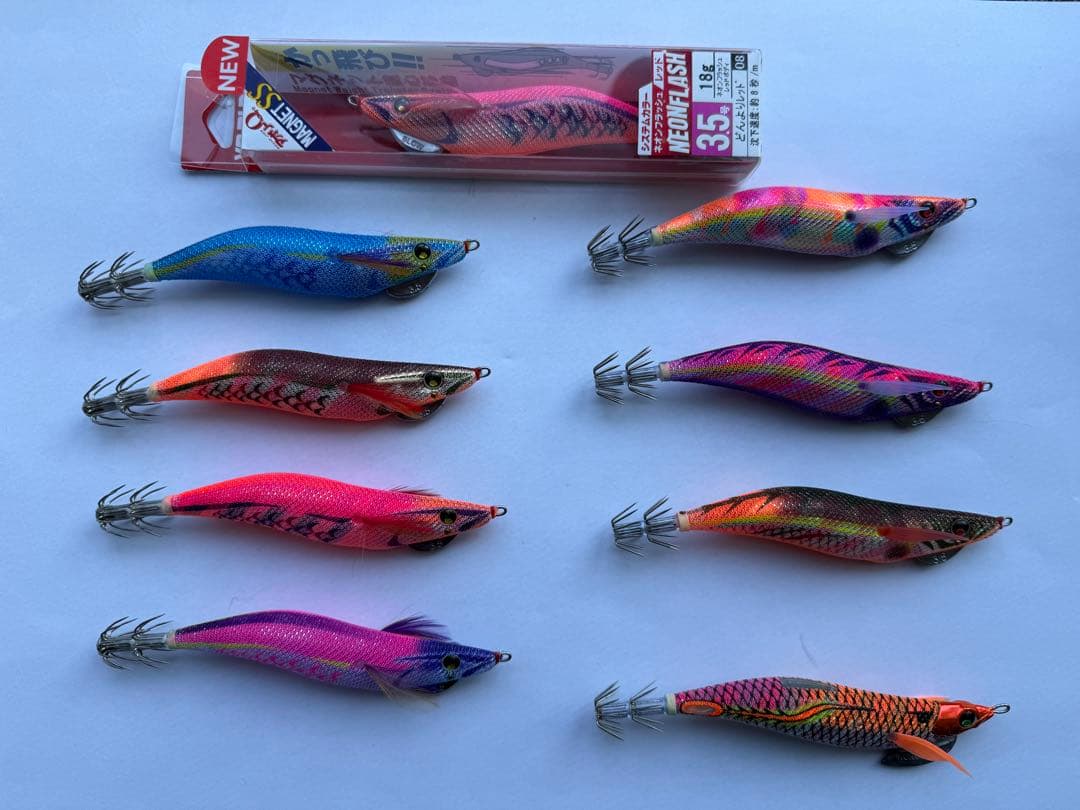 YO-ZURI アオリーQ マグネットSS 9本　ノーマル　スロー