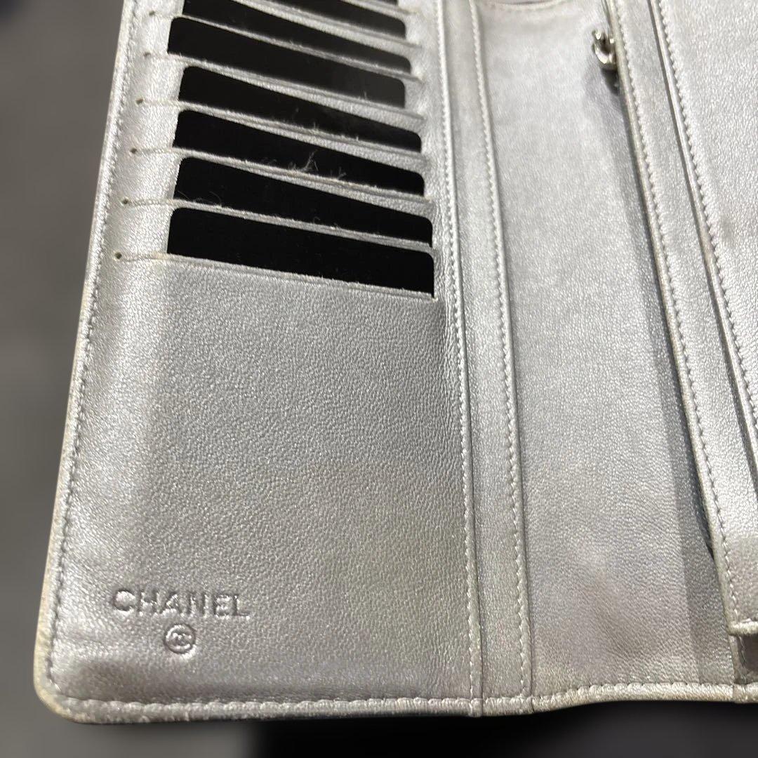 CHANEL カメリア　長財布