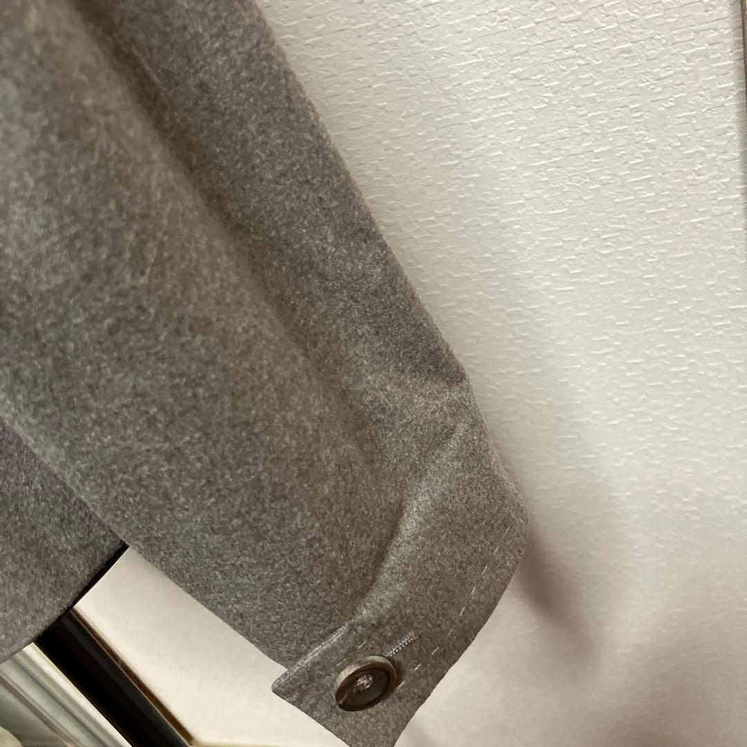 【AGNONA】茶色系ミックス・テーラードステンカラーツーウェイ✨44超美品✨