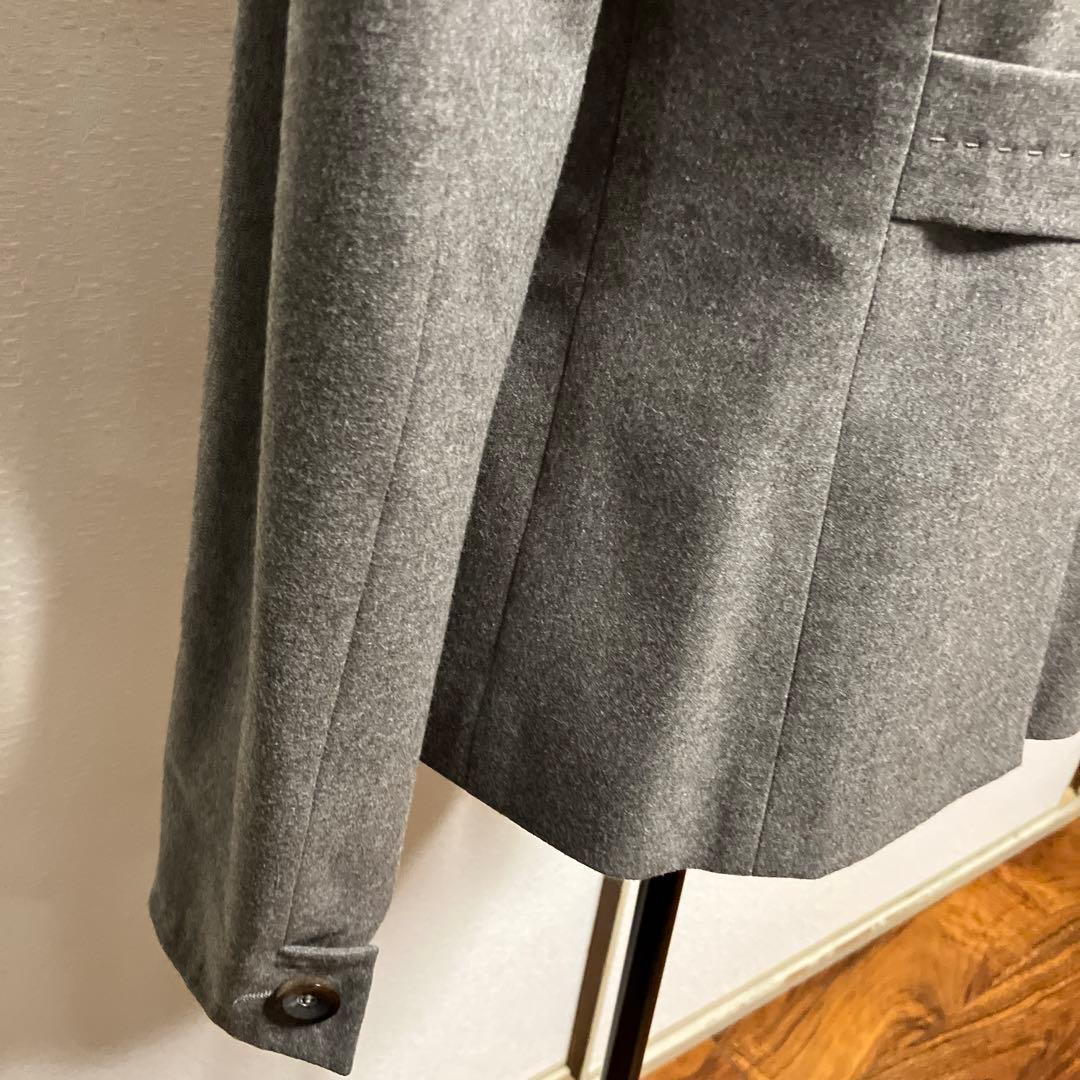 【AGNONA】茶色系ミックス・テーラードステンカラーツーウェイ✨44超美品✨