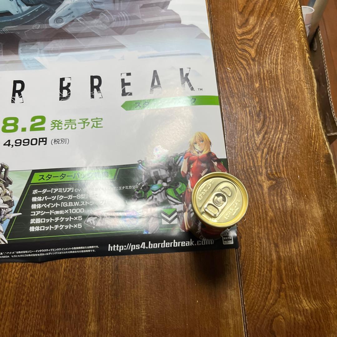 PS4 BORDER BREAK スターターパック　非売品ゲームポスター