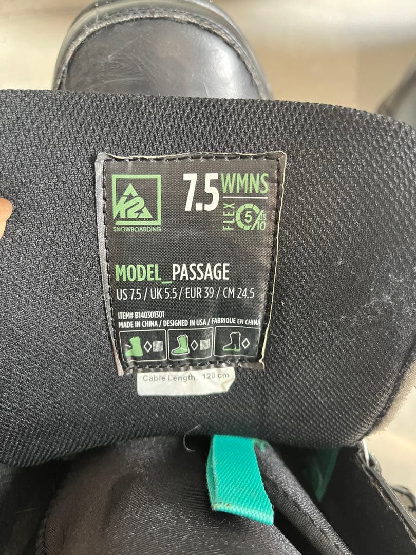 SABRINA×PEANUTSコラボ スノーボード＋K2ブーツセット