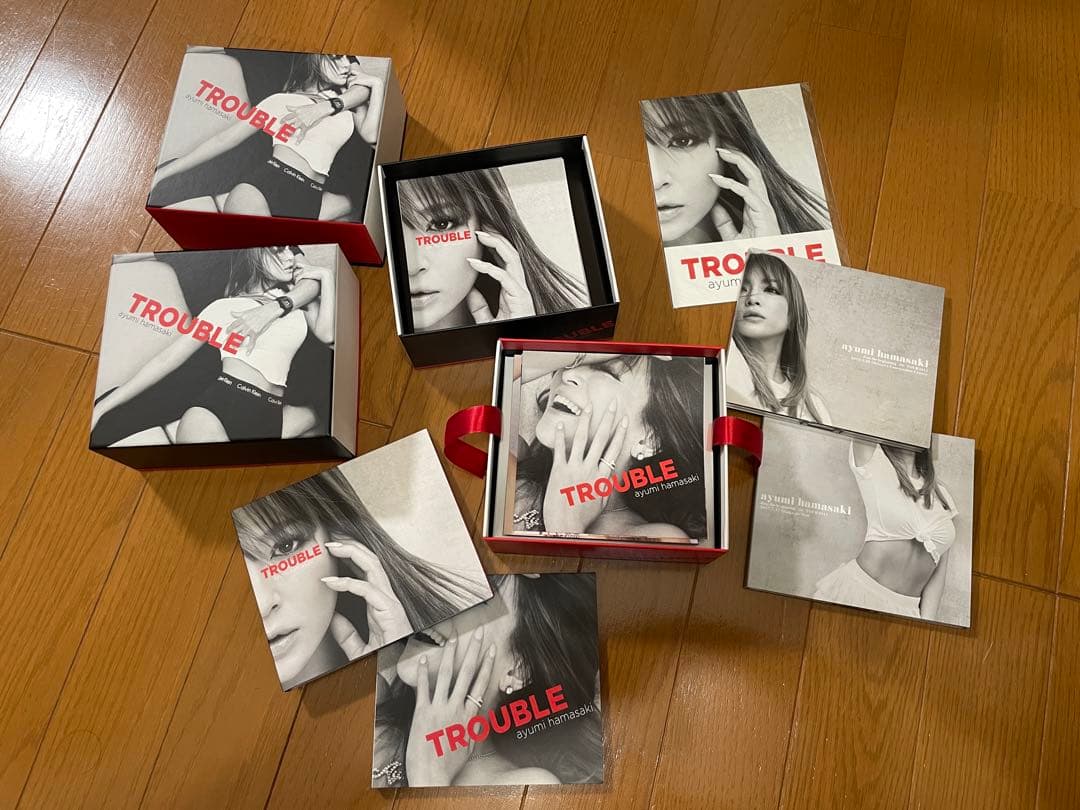 浜崎あゆみ アルバム TROUBLE 初回限定盤 ジャケA.B
