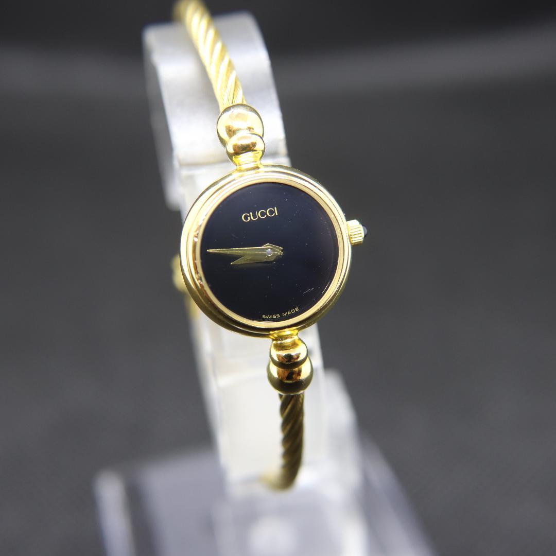 グッチ　2700.2L　腕時計　ビンテージ　クオーツ　レディース　20ｍｍ　黒