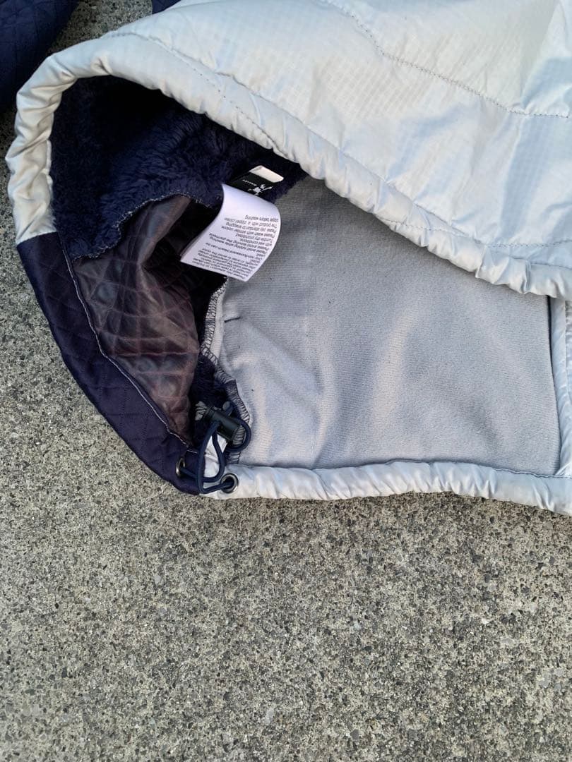 90s Oakley シルバーネイビー ジャケット ダブルジップ archive