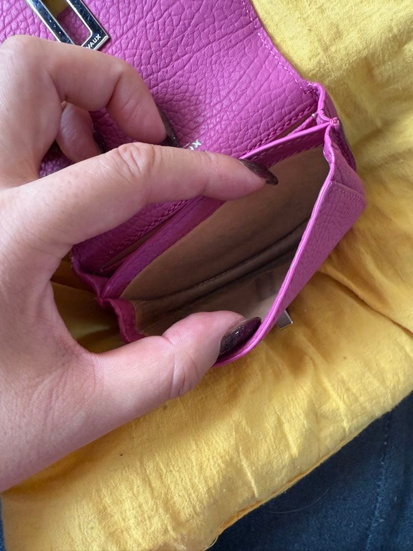 DELVAAUX デルヴォー　ピンクレザー ケース