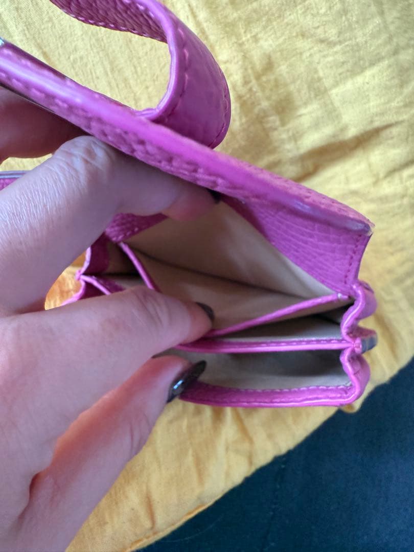 DELVAAUX デルヴォー　ピンクレザー ケース