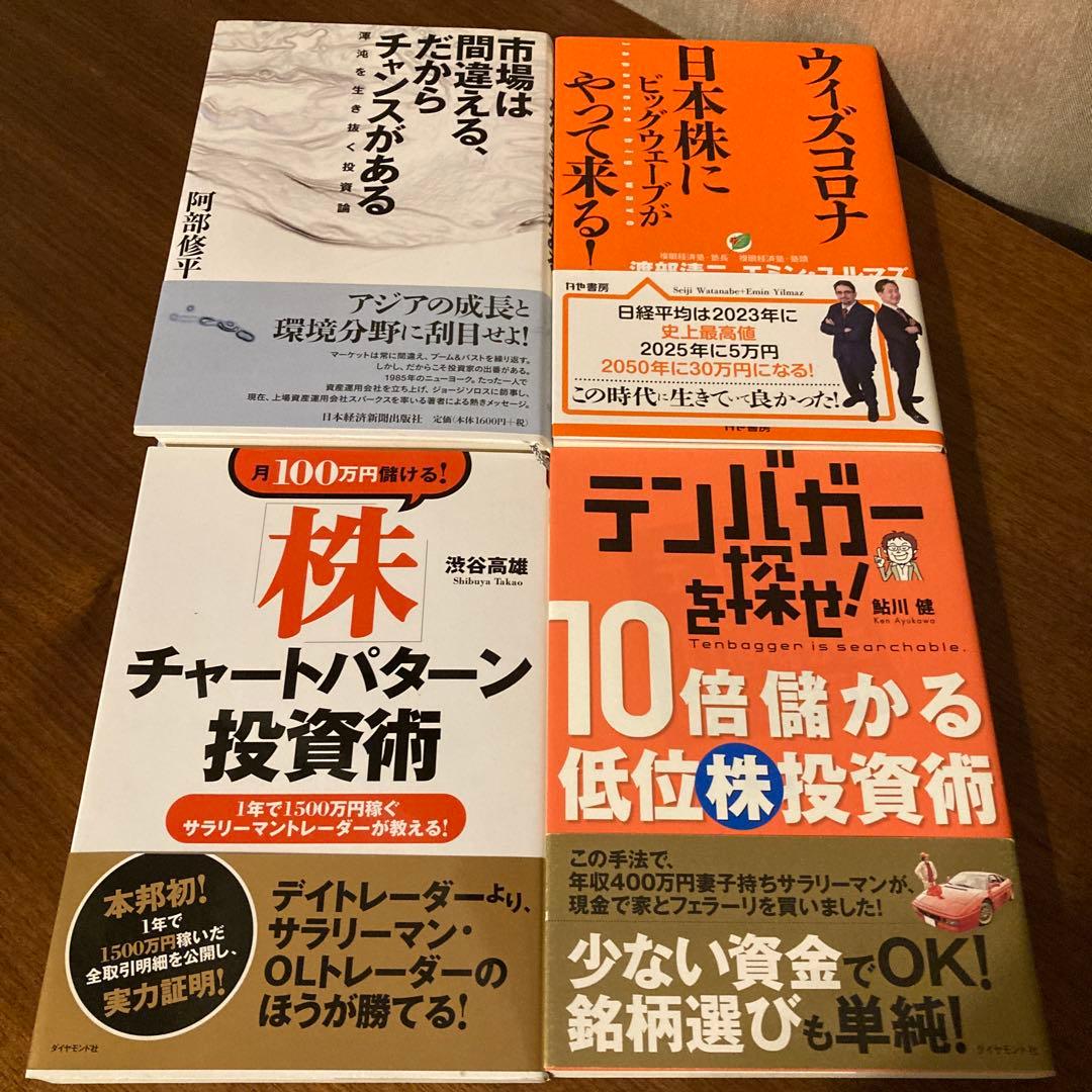 株投資本 22冊 まとめ売り ジムクレイマー、バフェット、敗者のゲームなど