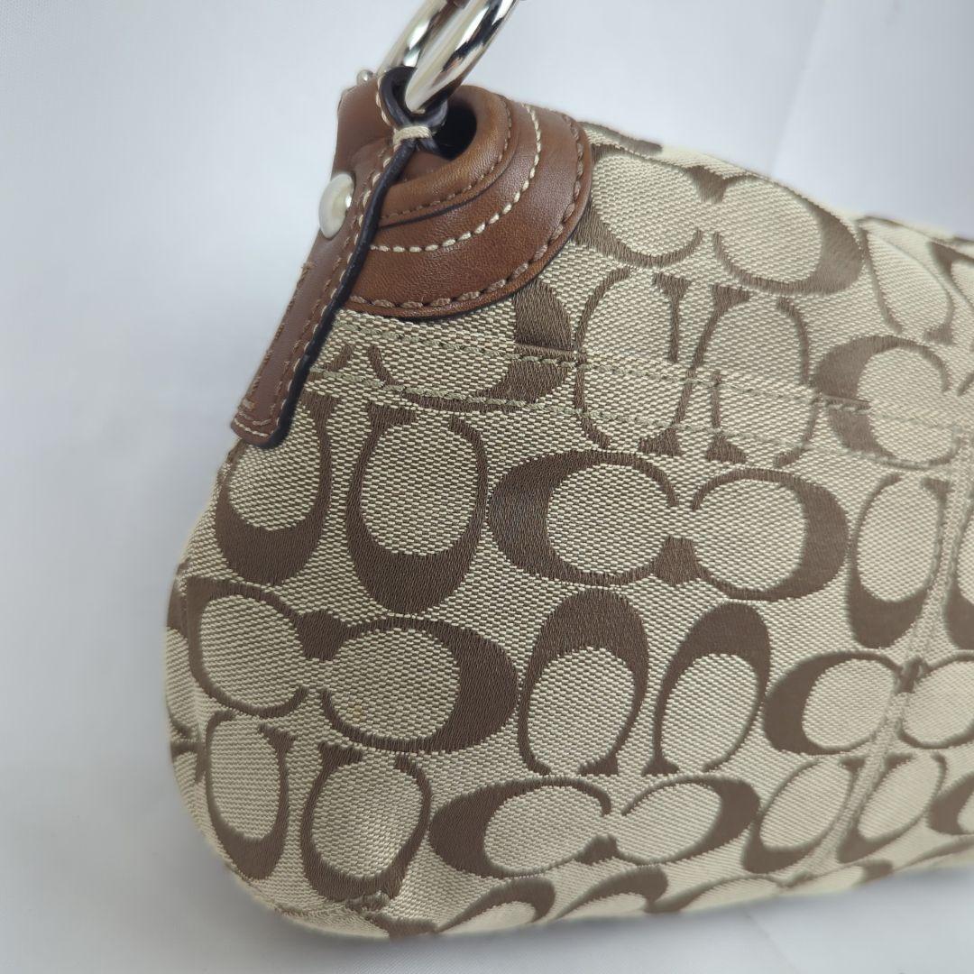 【美品】COACH コーチ ワンショルダー バッグ ホーボー