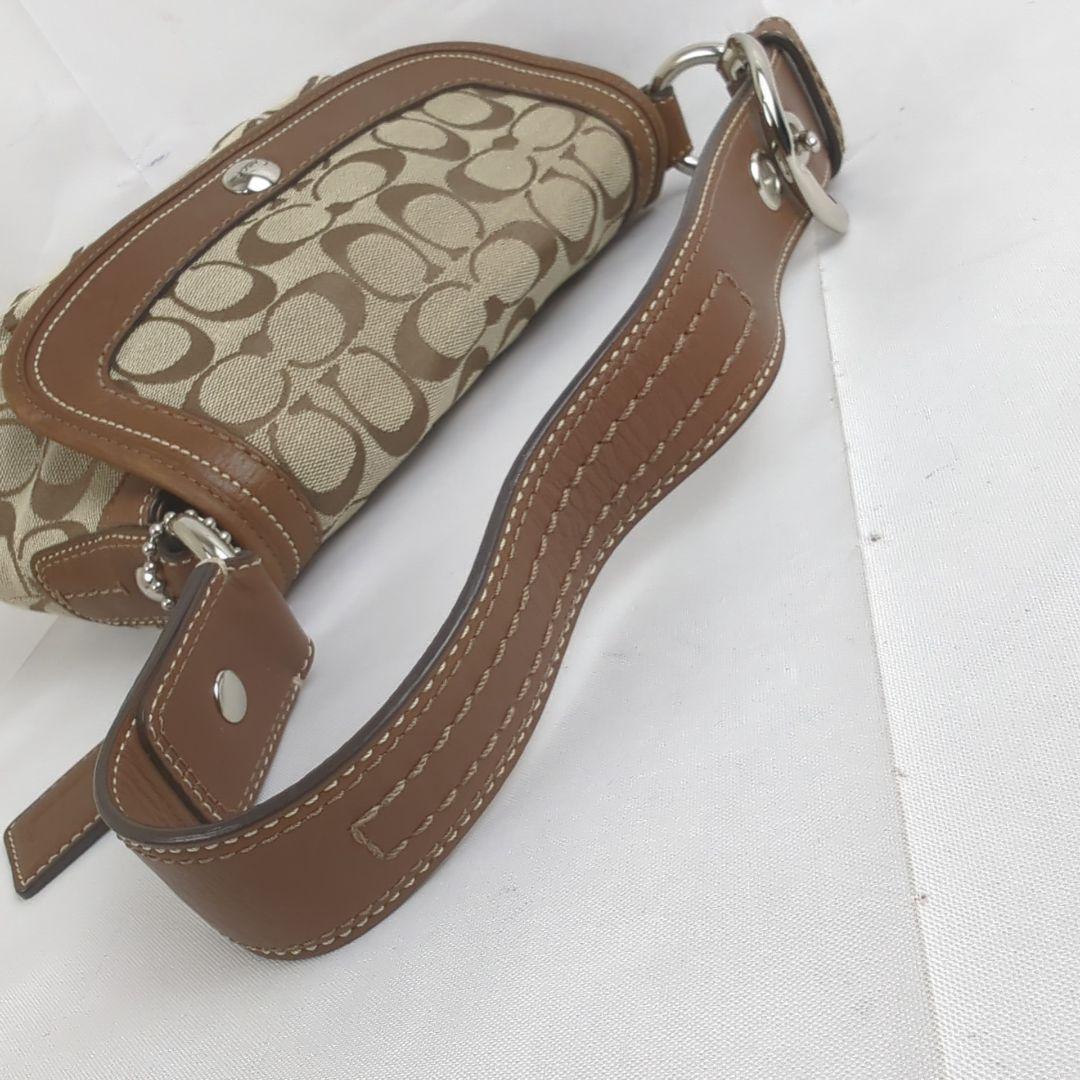 【美品】COACH コーチ ワンショルダー バッグ ホーボー