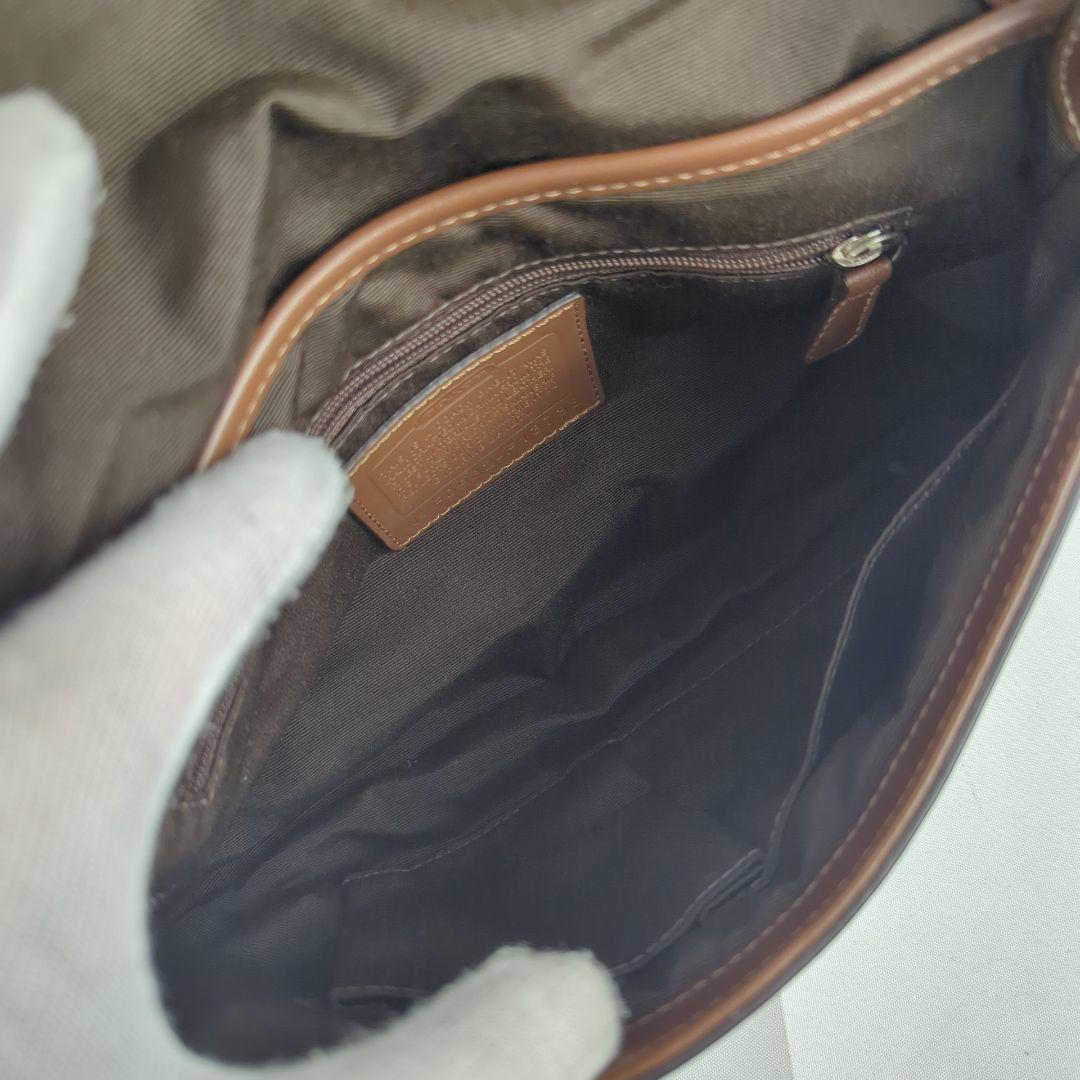 【美品】COACH コーチ ワンショルダー バッグ ホーボー