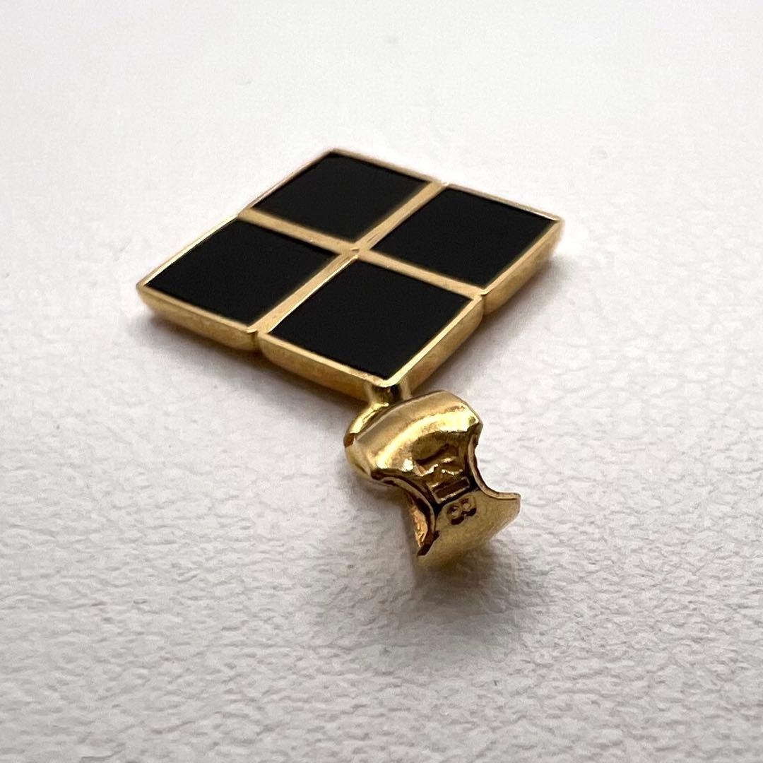 K18 ペンダント トップ　オニキス　0.65 g