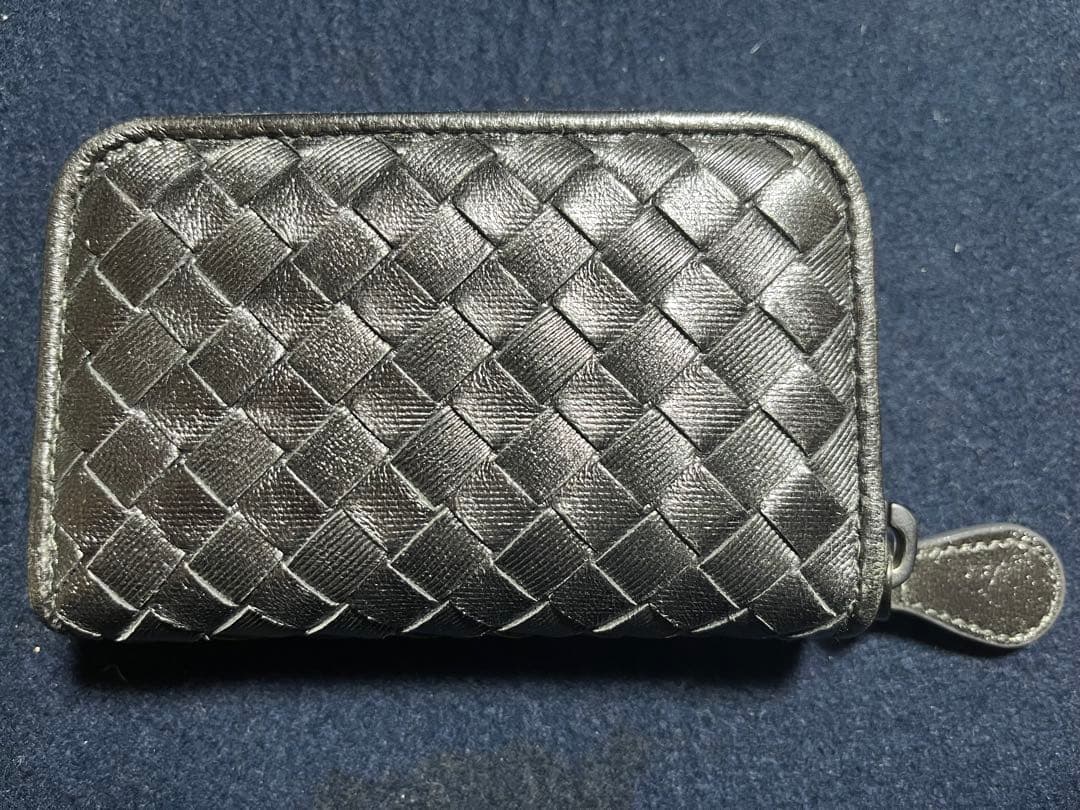 BOTTEGA VENETA 編み込みレザー ウォレット&チェーン