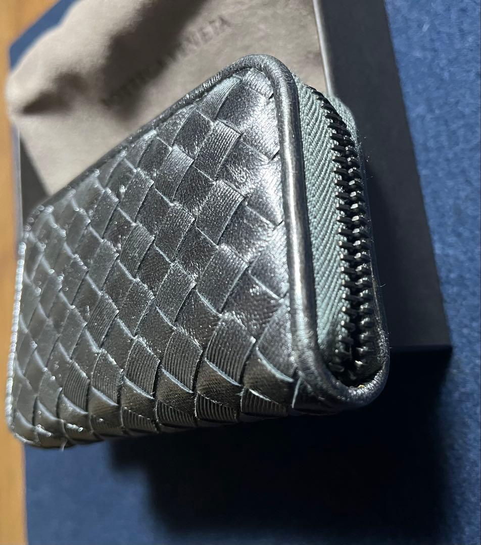 BOTTEGA VENETA 編み込みレザー ウォレット&チェーン