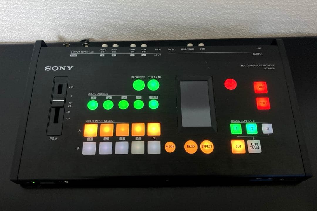 【段々値下】高機能ビデオスイッチャーSONY MCX-500 新品同様　元箱付