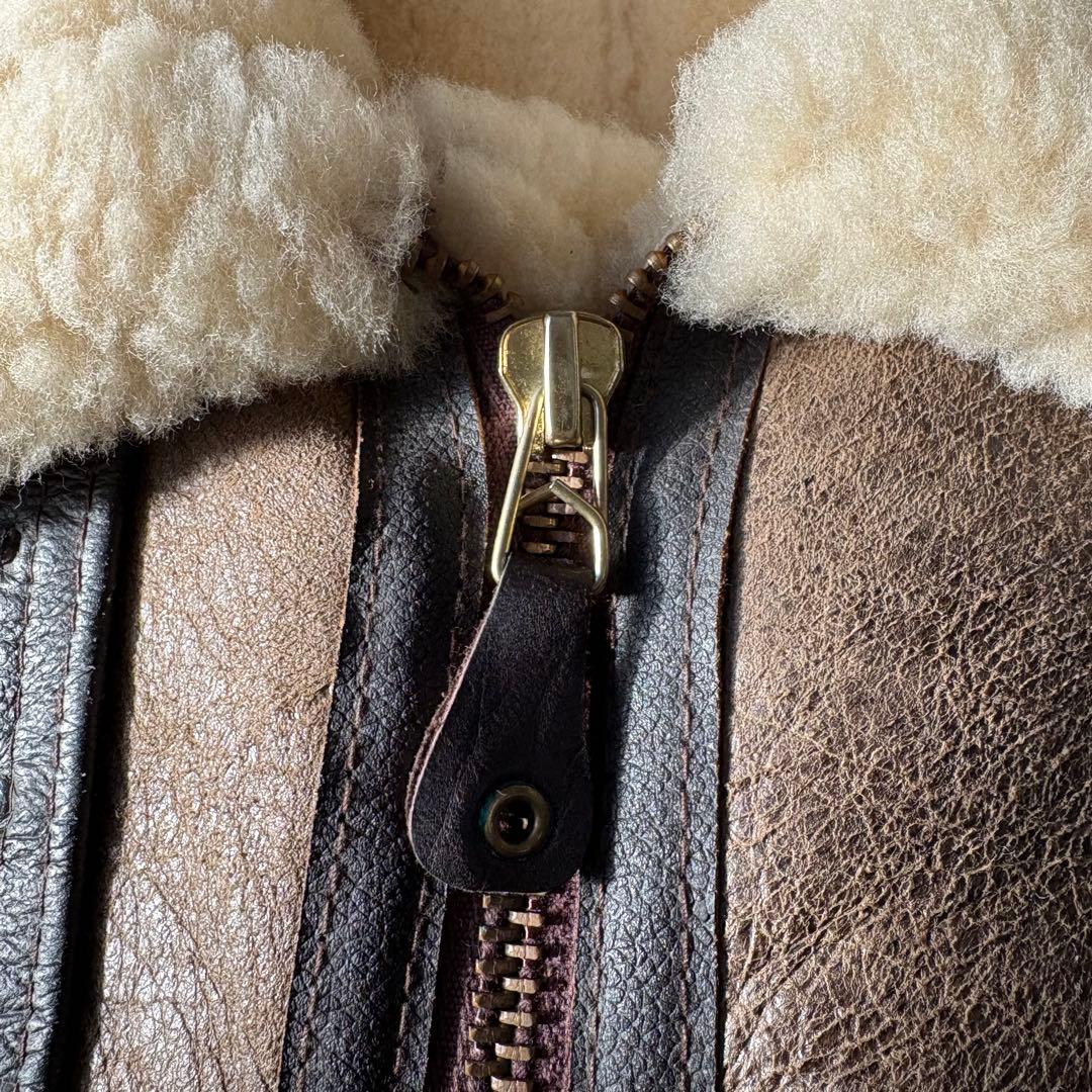 【美品】AVIREX アヴィレックス B-3 ムートン フライトジャケット 42