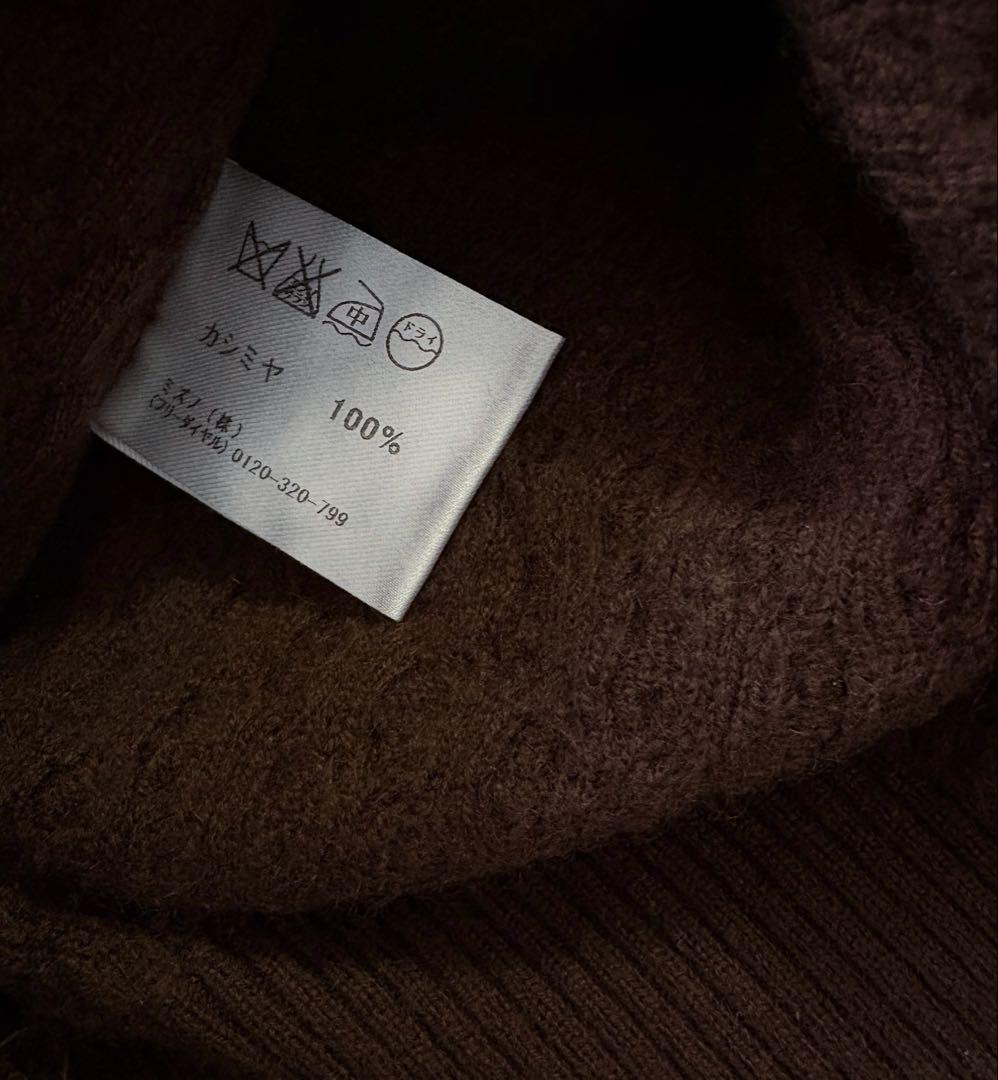 MIZUNO THE OPENカシミヤ100% セーター　ゴルフウェア　ケーブル