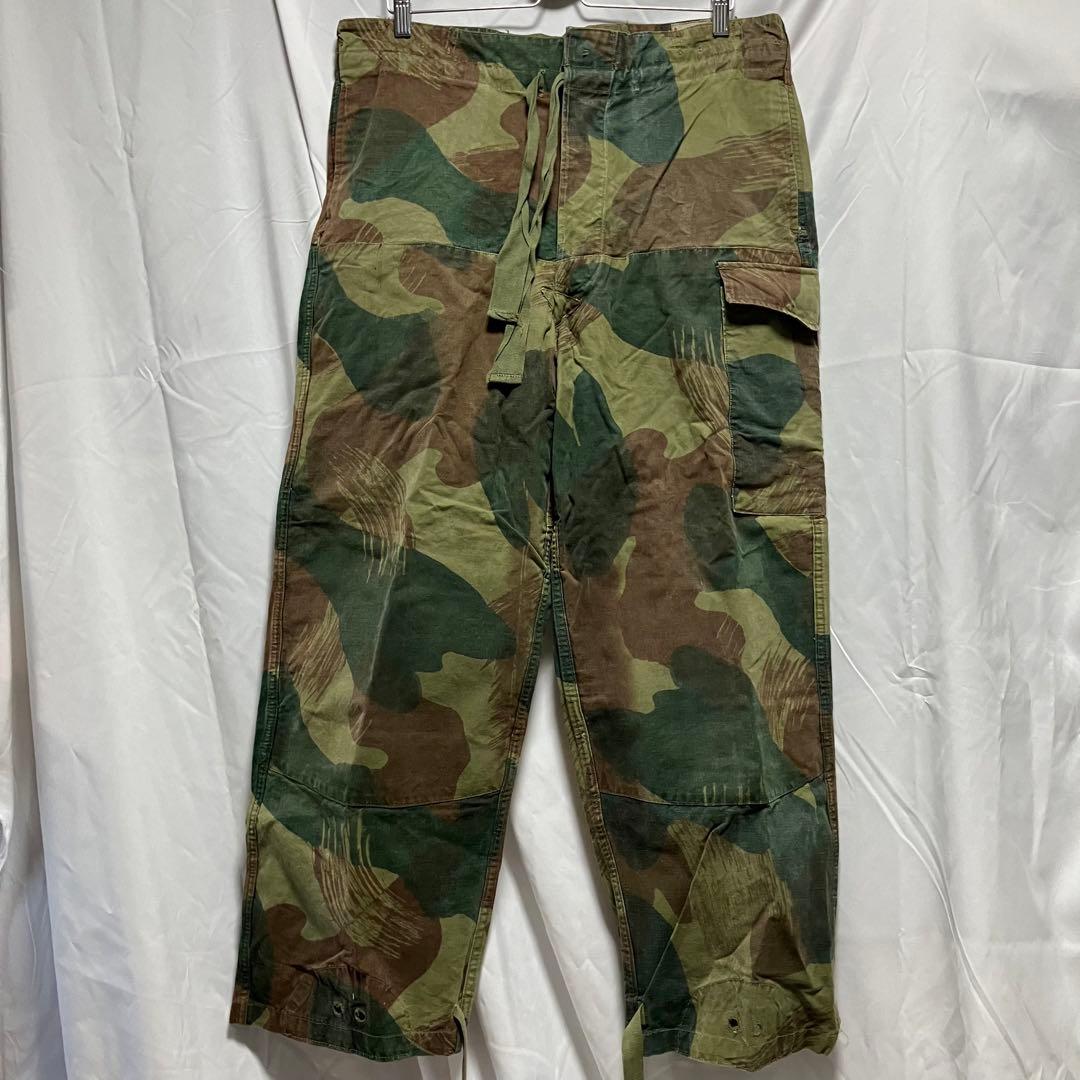 ベルギー軍　希少サイズ2 ブラッシュストロークカモ　実物　ヴィンテージ 官給品