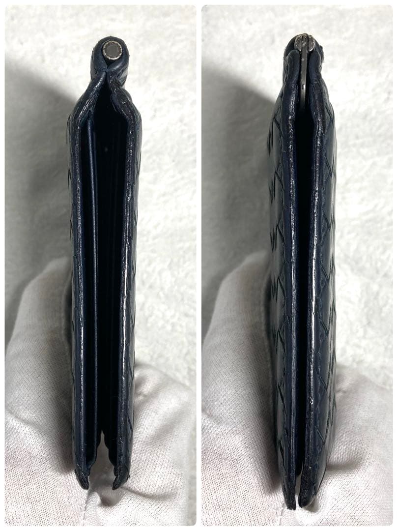 ボッテガヴェネタ　イントレチャート　マネークリップ付き　カードケース　箱付き