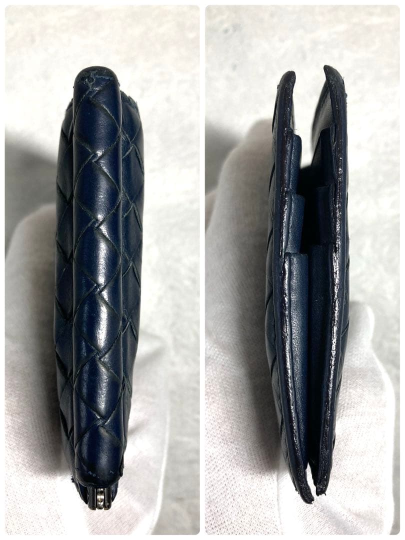 ボッテガヴェネタ　イントレチャート　マネークリップ付き　カードケース　箱付き