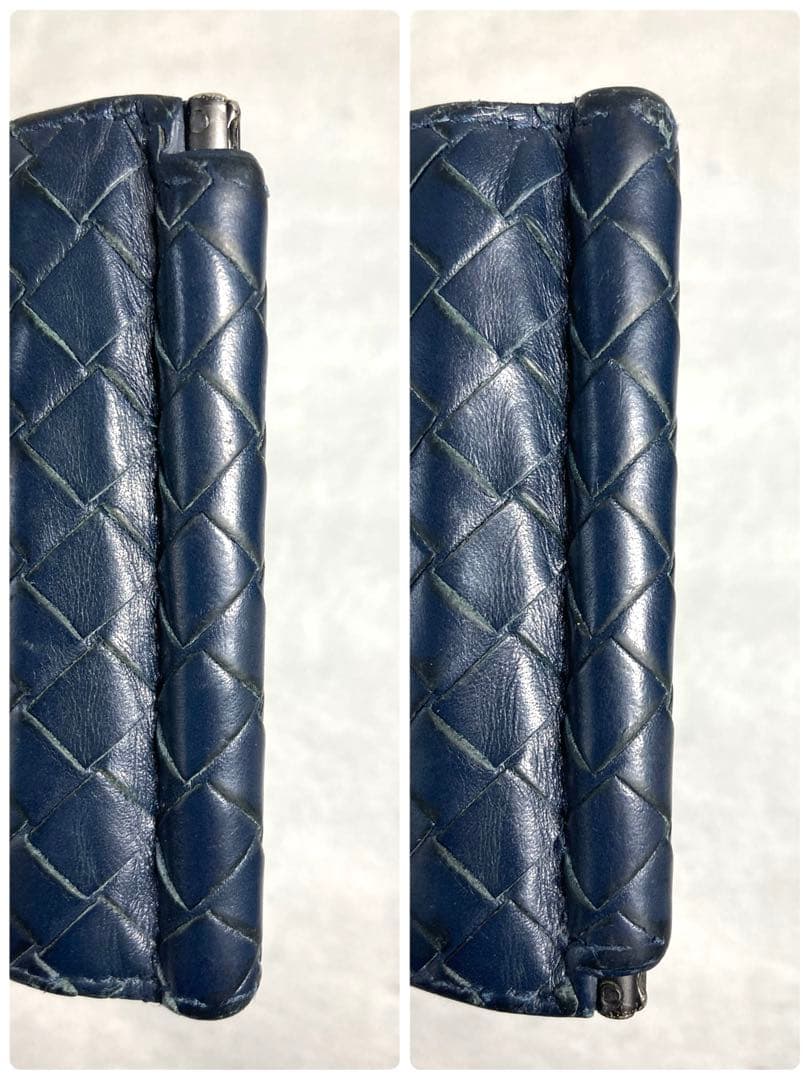 ボッテガヴェネタ　イントレチャート　マネークリップ付き　カードケース　箱付き