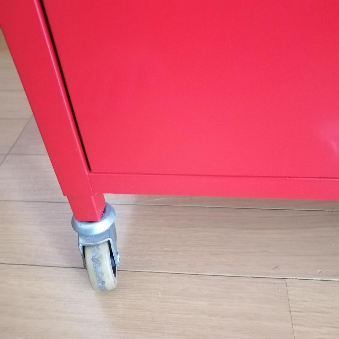 IKEA イケア PSキャビネット　赤