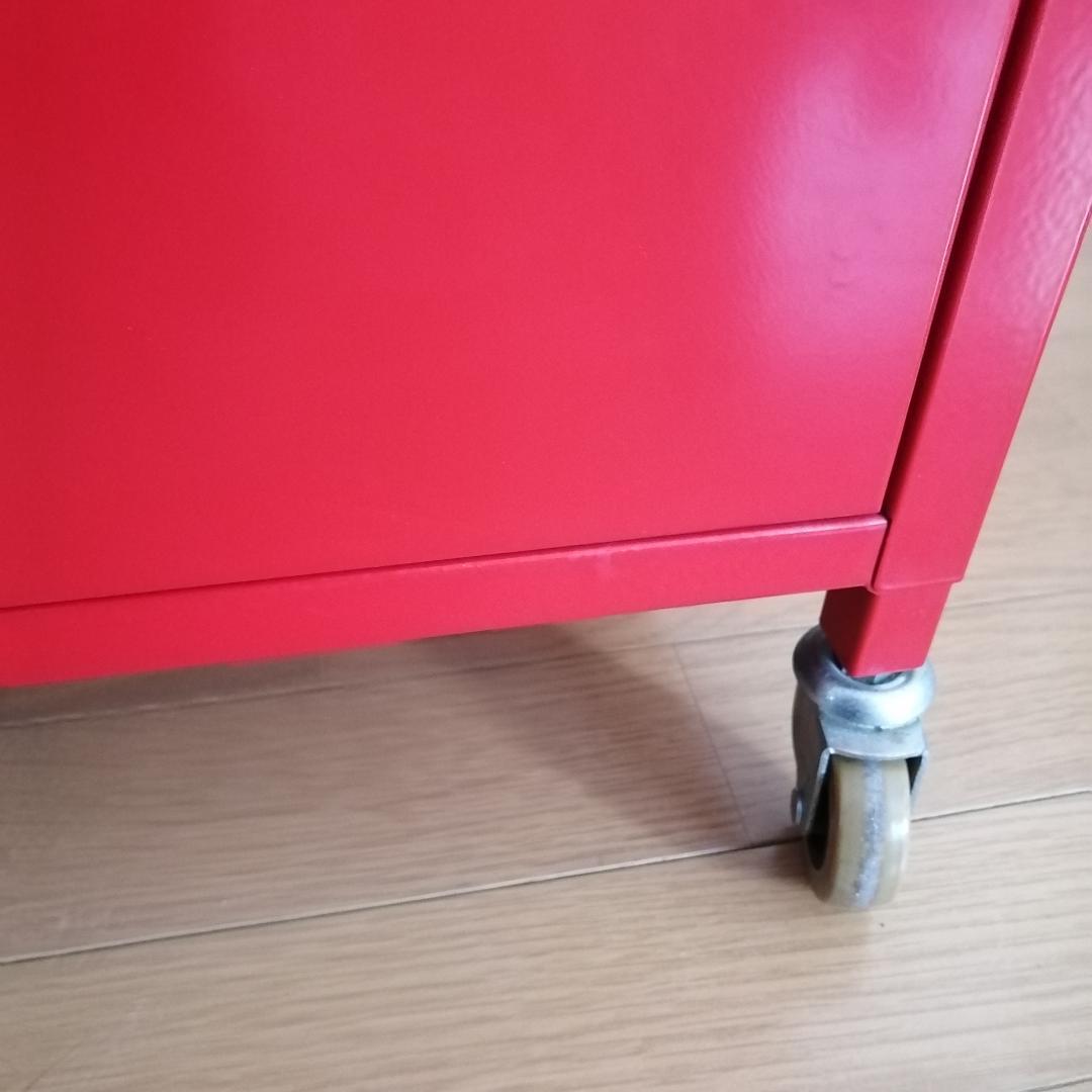 IKEA イケア PSキャビネット　赤
