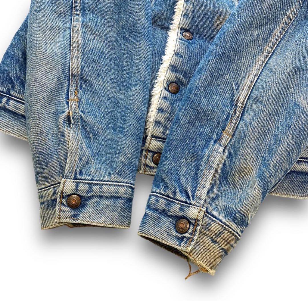 【Levi's】80s リーバイス ボアパイルデニムジャケット USA製 40R