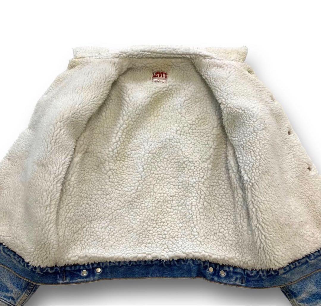 【Levi's】80s リーバイス ボアパイルデニムジャケット USA製 40R