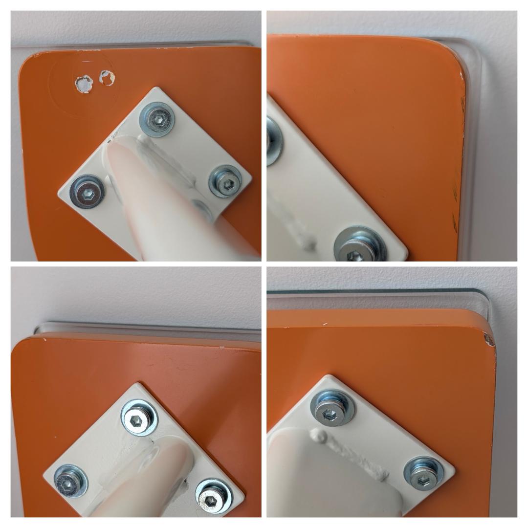 00s OLD ガラス サイド テーブル スペースエイジ ポップ Y2K 小さめ