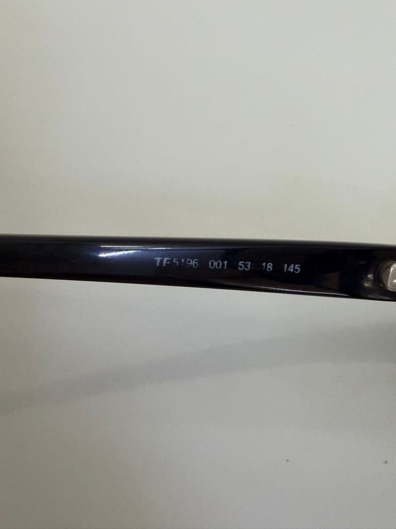 TOM FORD TF5106 001 ブラック メガネ 度なし イタリア製