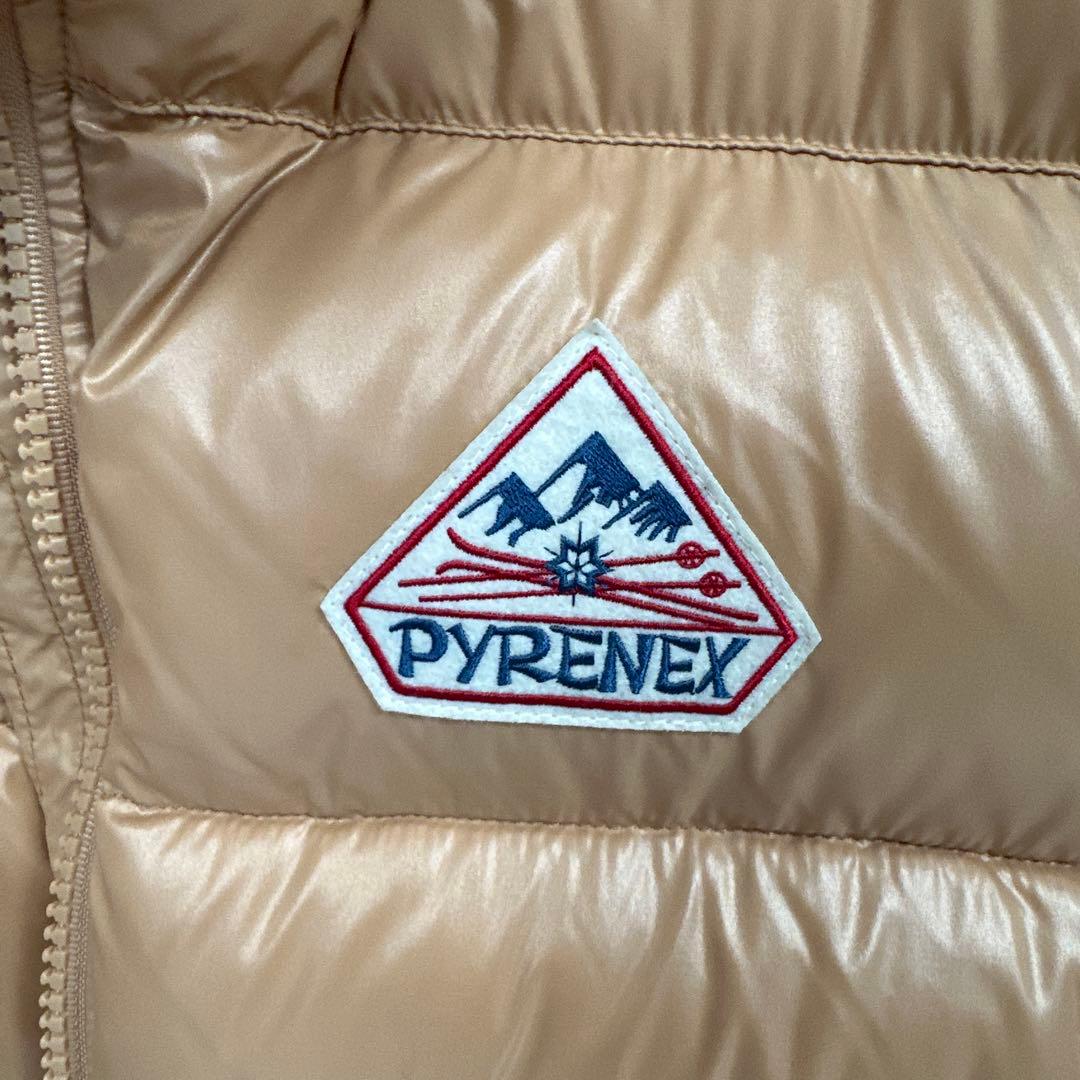 PYRENEX ベージュ ダウンベスト XL