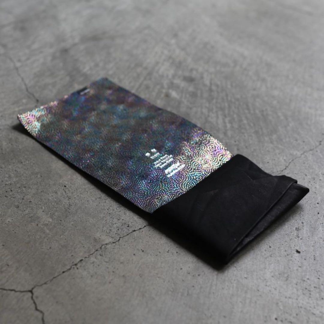 所作　財布　Short Wallet1.0 ブラック×鮫小紋