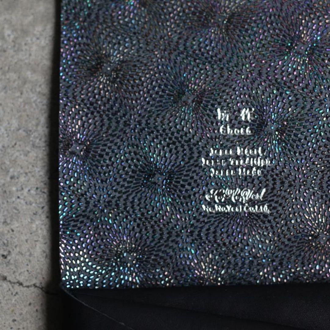 所作　財布　Short Wallet1.0 ブラック×鮫小紋