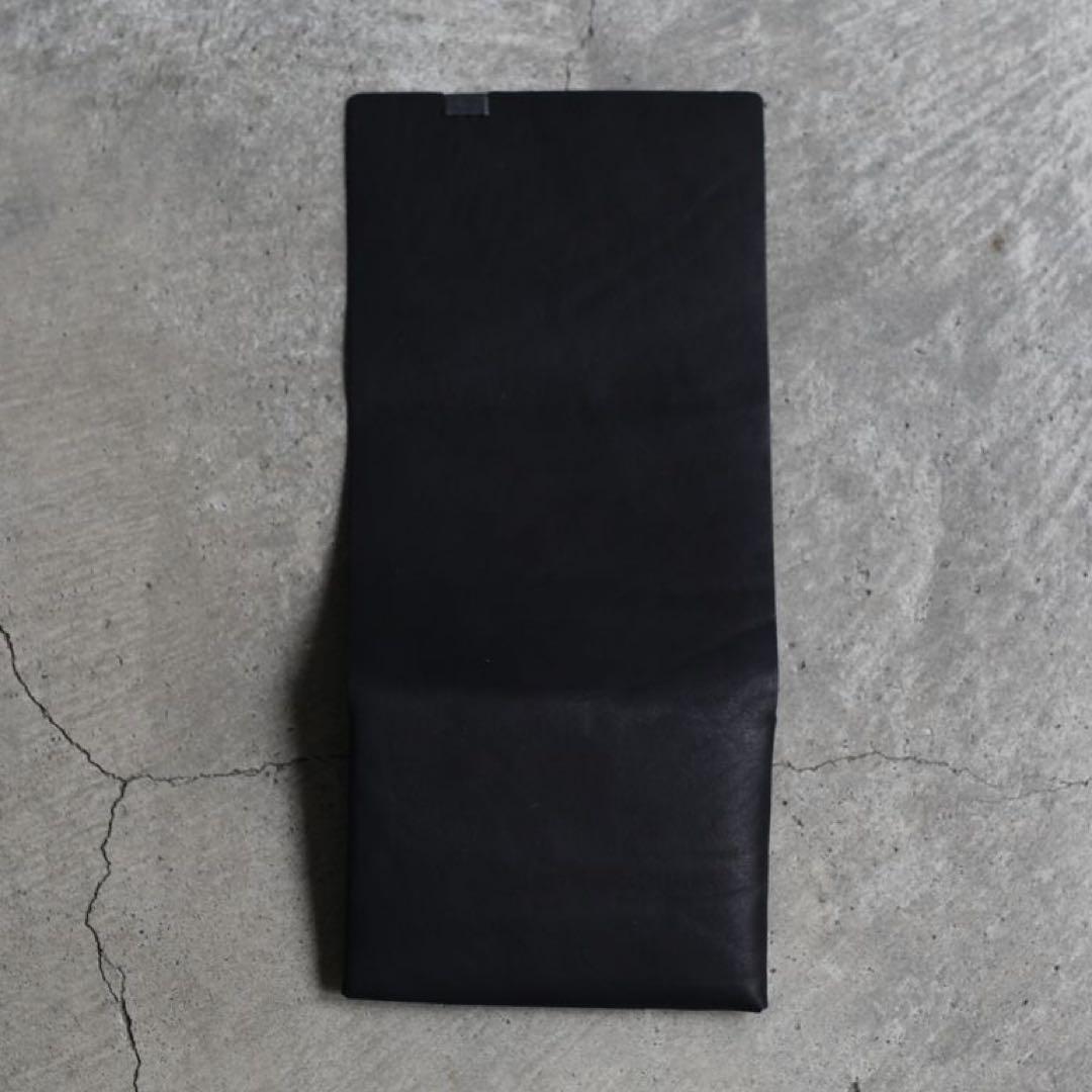 所作　財布　Short Wallet1.0 ブラック×鮫小紋