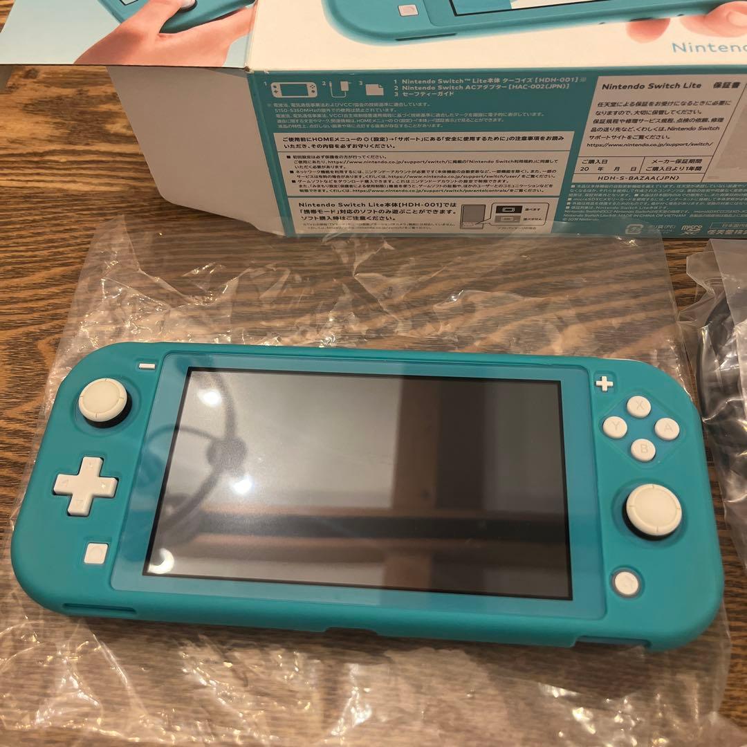 Nintendo Switch Lite ターコイズ 本体 中古