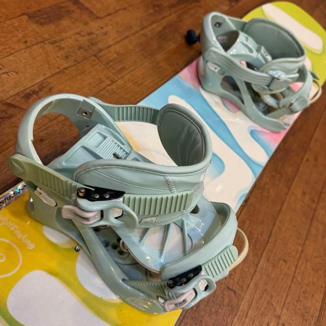 送料込！CosmicSurf 139cm salomon 24cmスノボセット！