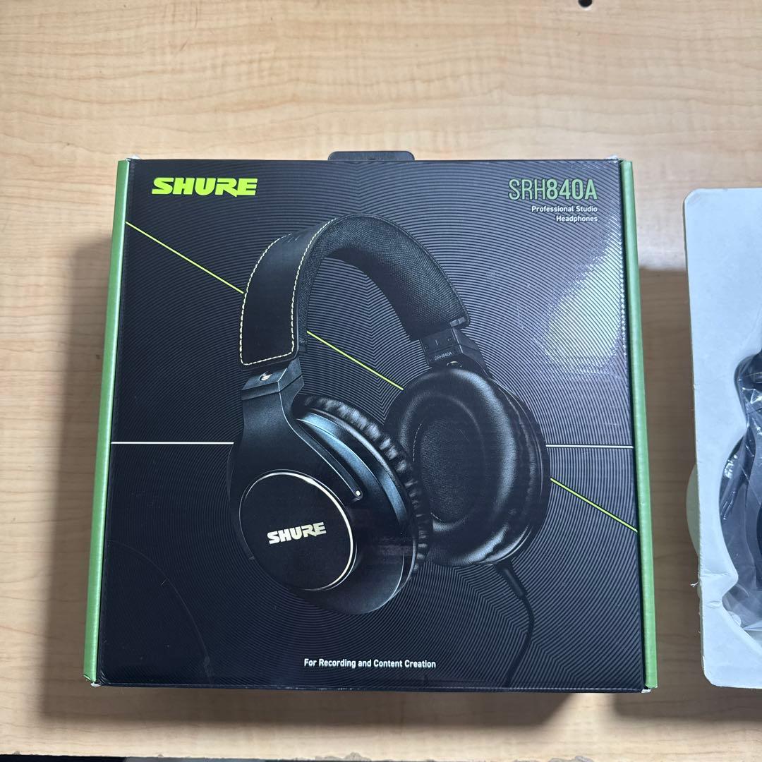 SHURE SRH840A プロフェッショナル・スタジオ・ヘッドホン