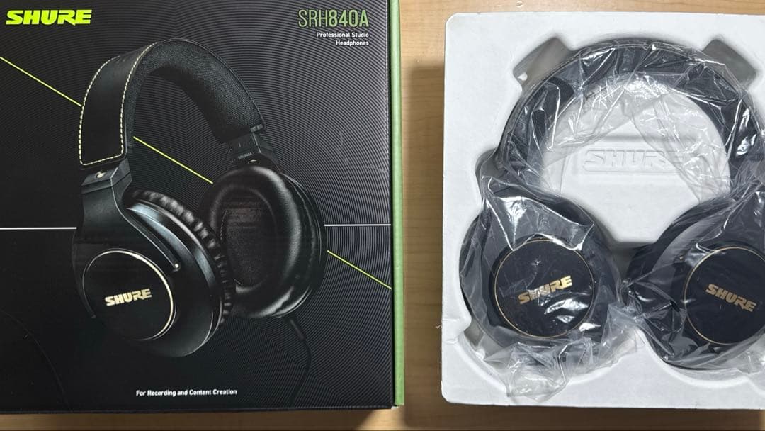 SHURE SRH840A プロフェッショナル・スタジオ・ヘッドホン