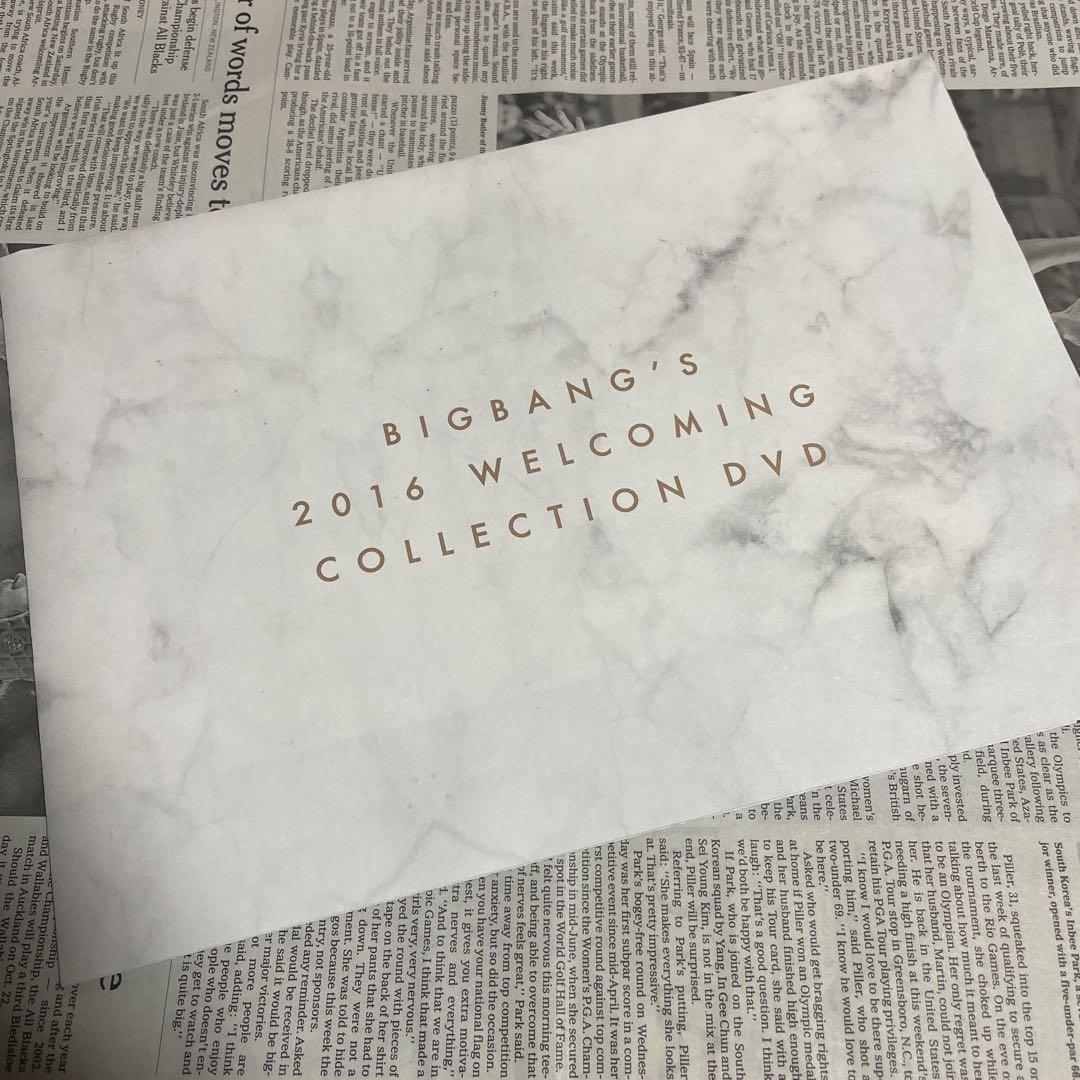 ミュージック BIGBANG'S 2016 WELCOMING COLLECTION DVD