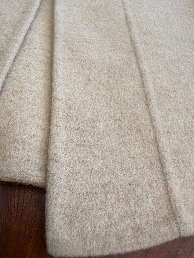 S Max Mara　フード　コート　ベージュ　ダブルフェイス　マックスマーラ