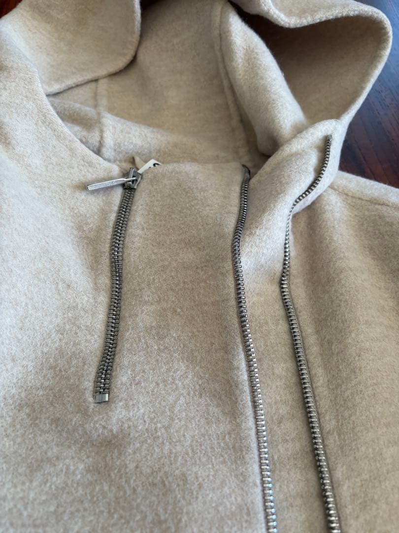 S Max Mara　フード　コート　ベージュ　ダブルフェイス　マックスマーラ