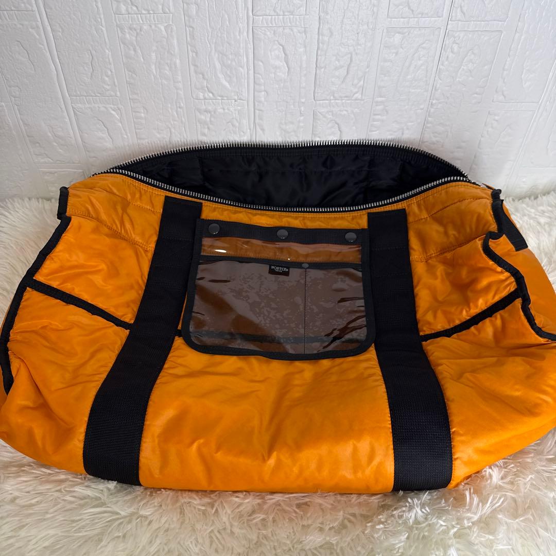 【美品】ポーター タンカー 2Way ドラムバッグ Lサイズ ブラック W57